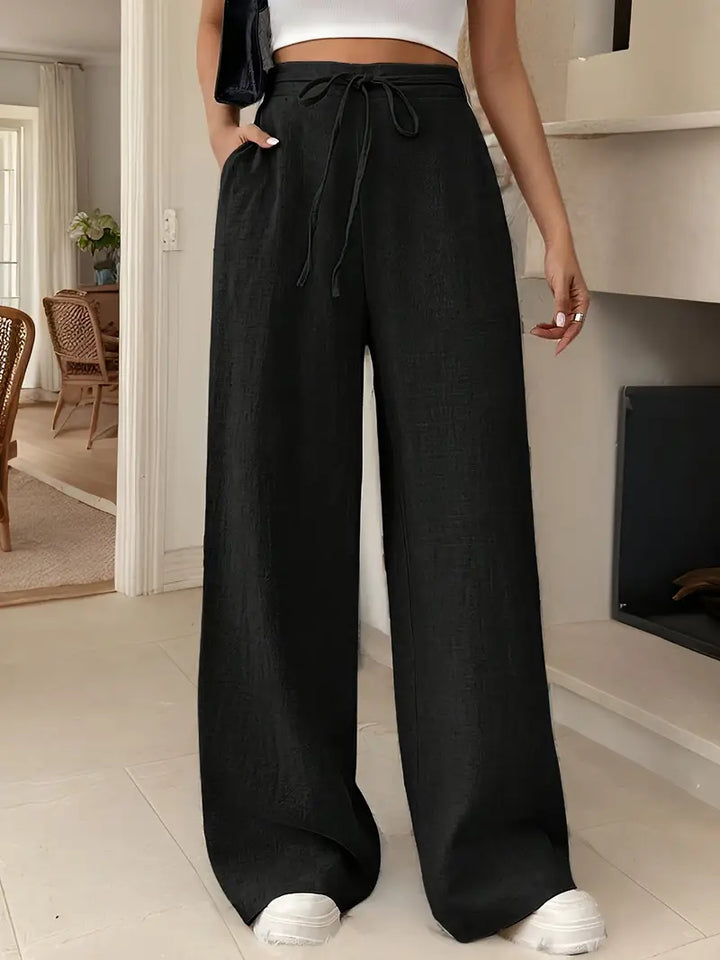 Levoire | Pantalon De Printemps Et D'Été Pour Femmes Noir