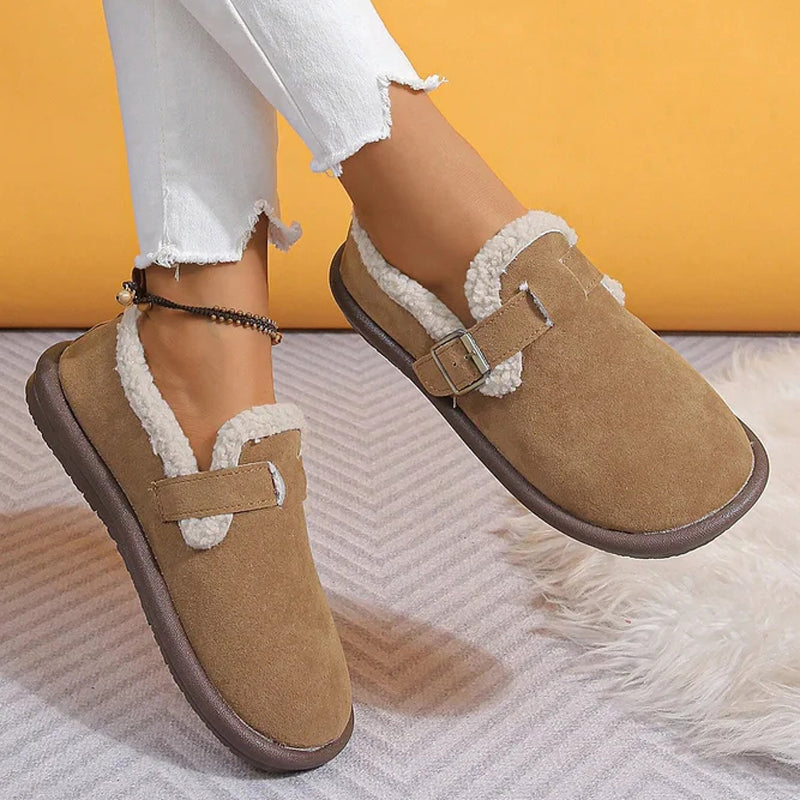 Levoire | Luxe Chaussures Douillettées Avec Boucle Pour Femmes