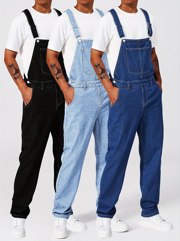 Levoire | Pantalons Salopette En Jean Pour Public À Bretelles Réglables