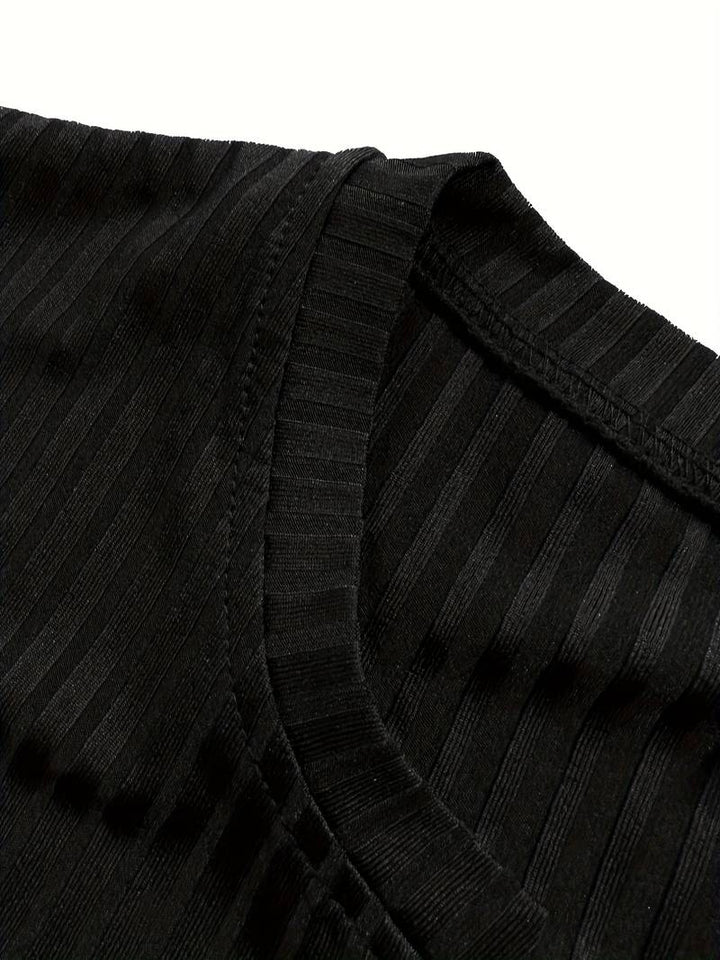 Levoire | Débardeur En Tricot Côtelé Avec Une Haute Teneur En Élasthanne Et Un Décolleté En V