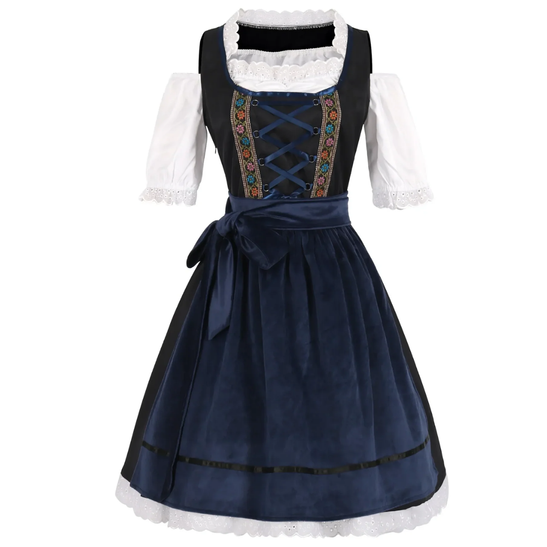 Levoire | Mini Vendange Robe Pour Femmes Bleu