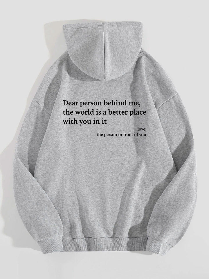 Levoire | Cher Personne Sweat À Capuche Gris