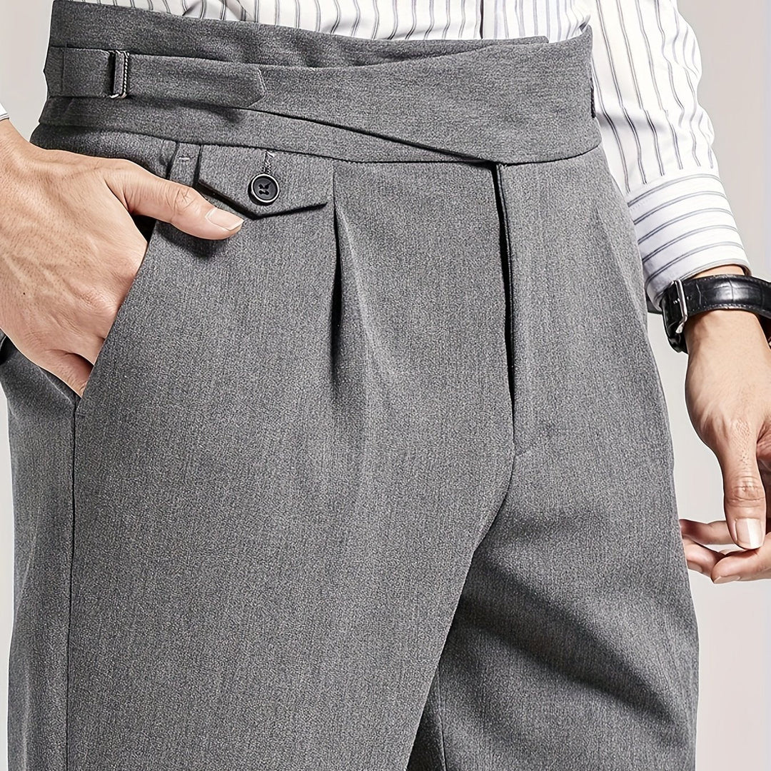 Levoire | Pantalon D'Affaires Regular Fit Unicolore
