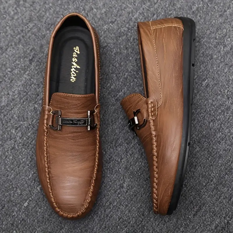 Levoire | Mocassins Élégants Pour Hommes Braun