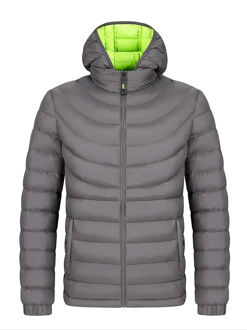 Levoire | Veste Matelassée Avec Col Montant Gris