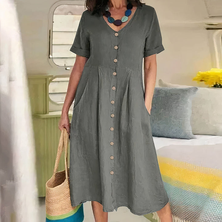 Levoire | Robe Vintage A-line Gris