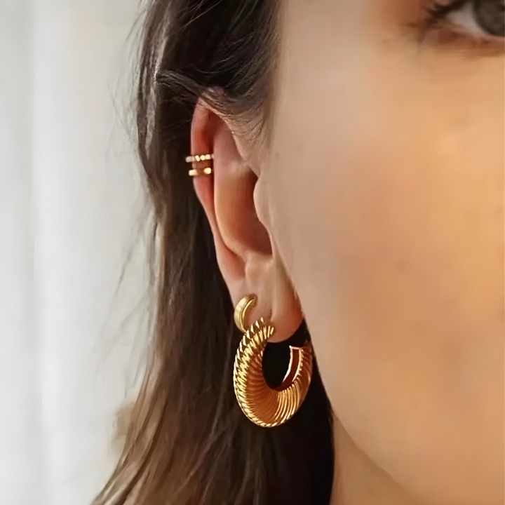 Levoire | Grandes Boucles D'Oreilles Torsadées