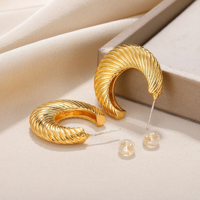 Levoire | Grandes Boucles D'Oreilles Torsadées