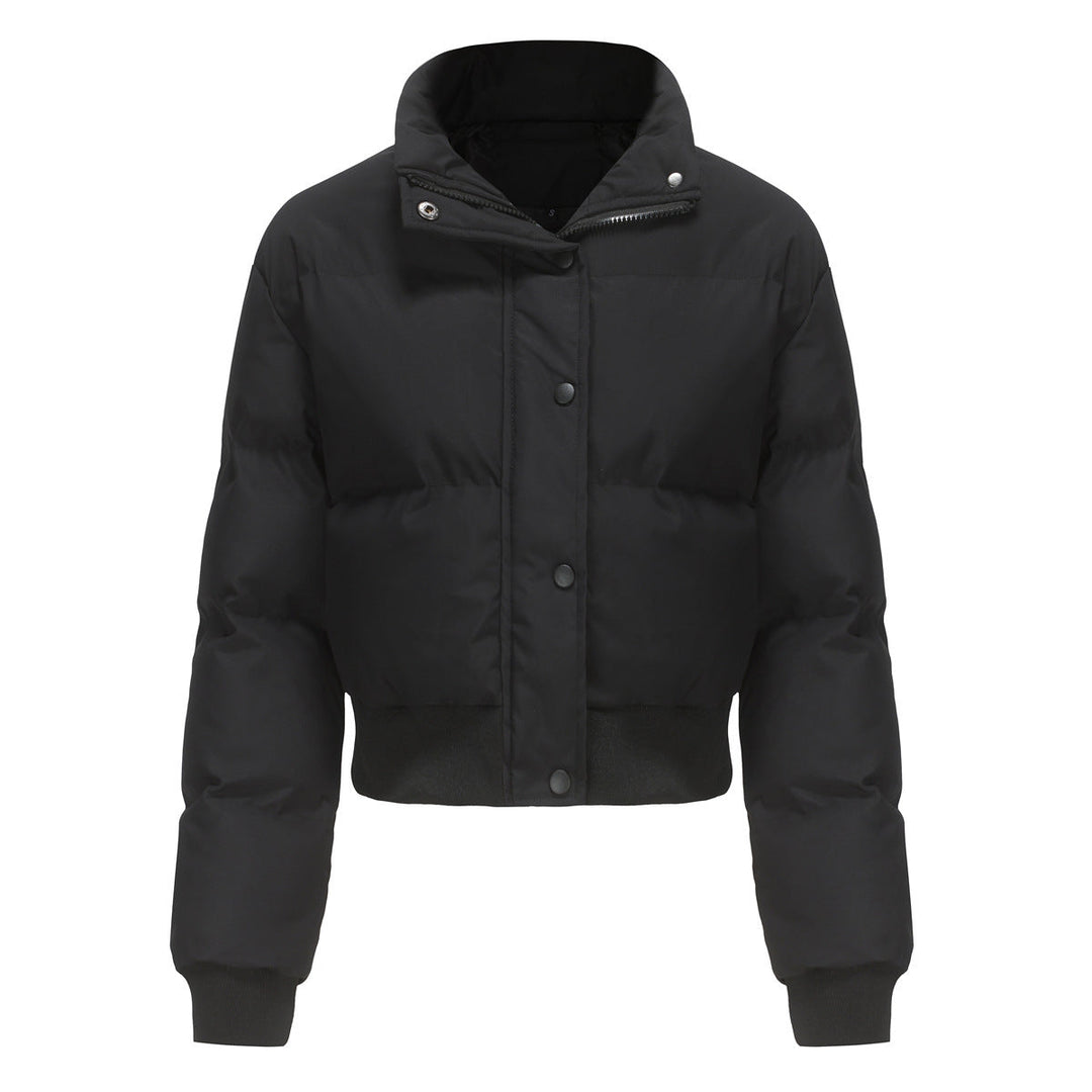 Levoire | Veste Chaude Manches Longues Col Montant Noir