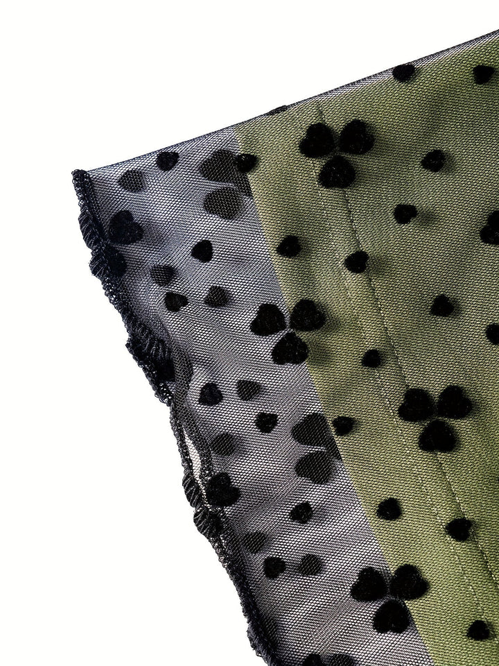 Levoire | Robe Corset Fleurie pour Femme - Vert