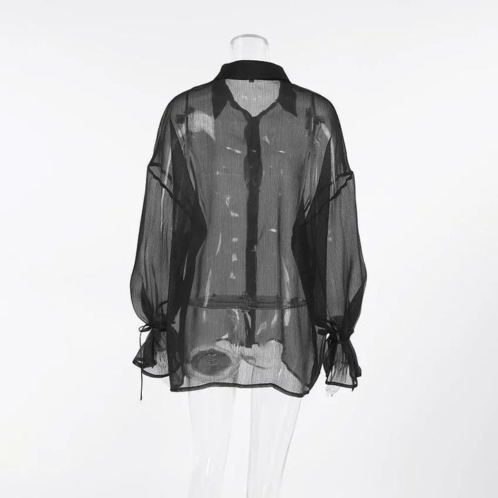 Levoire | T-shirt Garzata noir transparent Noir