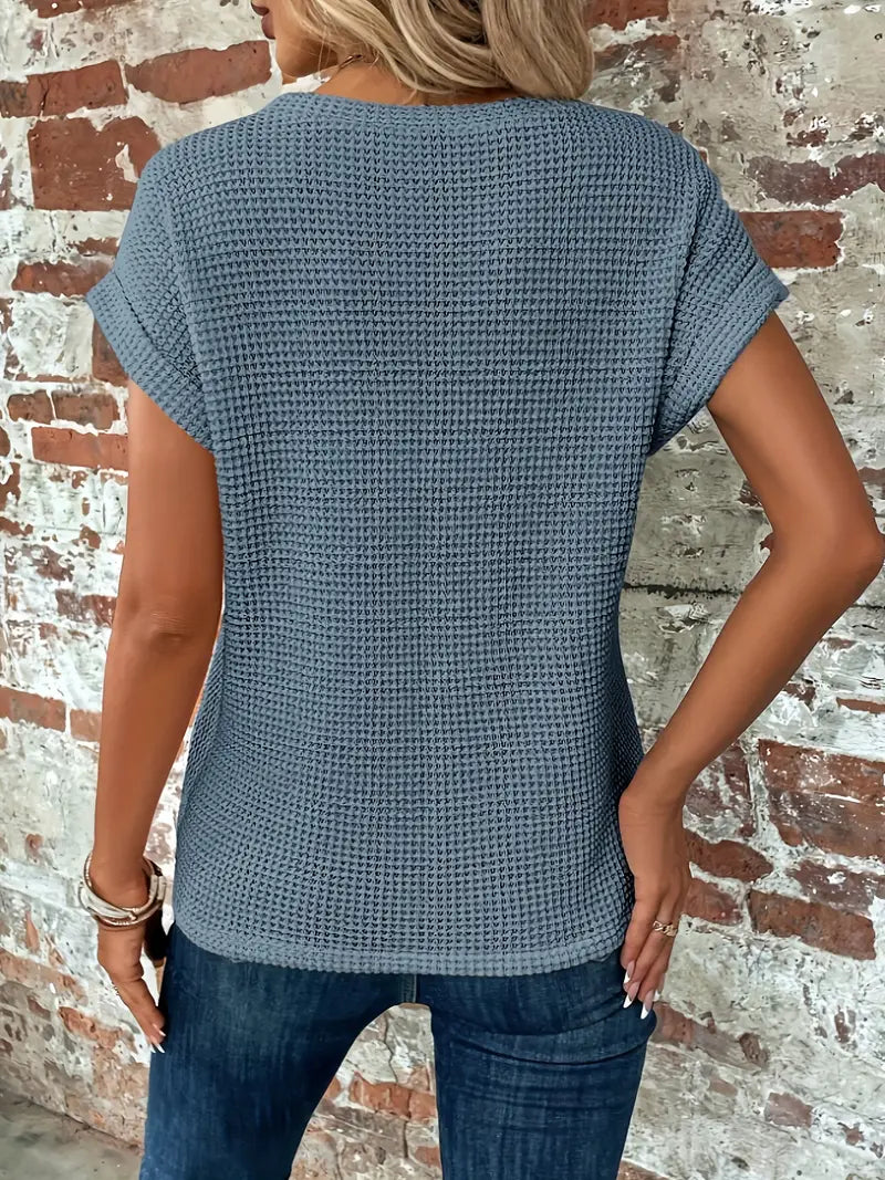 Levoire | T-Shirt Décontracté À Manches Courtes Et Col Rond