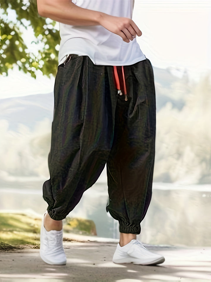 Levoire | Pantalon De Plage Large Décontracté Avec Cordons