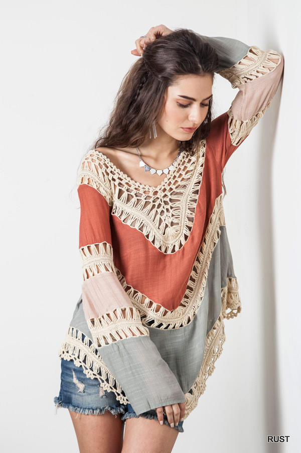 Levoire | Boho Vêtement De Plage Orange