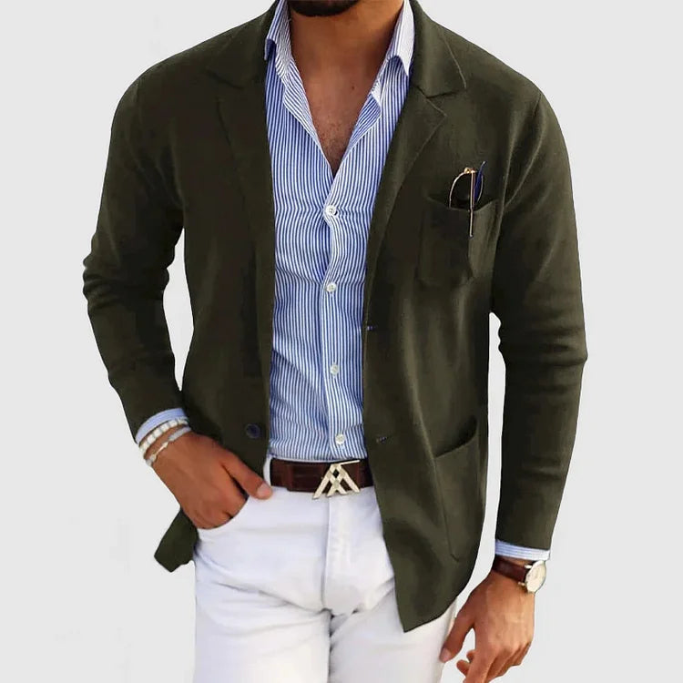 Levoire | Blazer Élégant Pour Hommes Vert olive