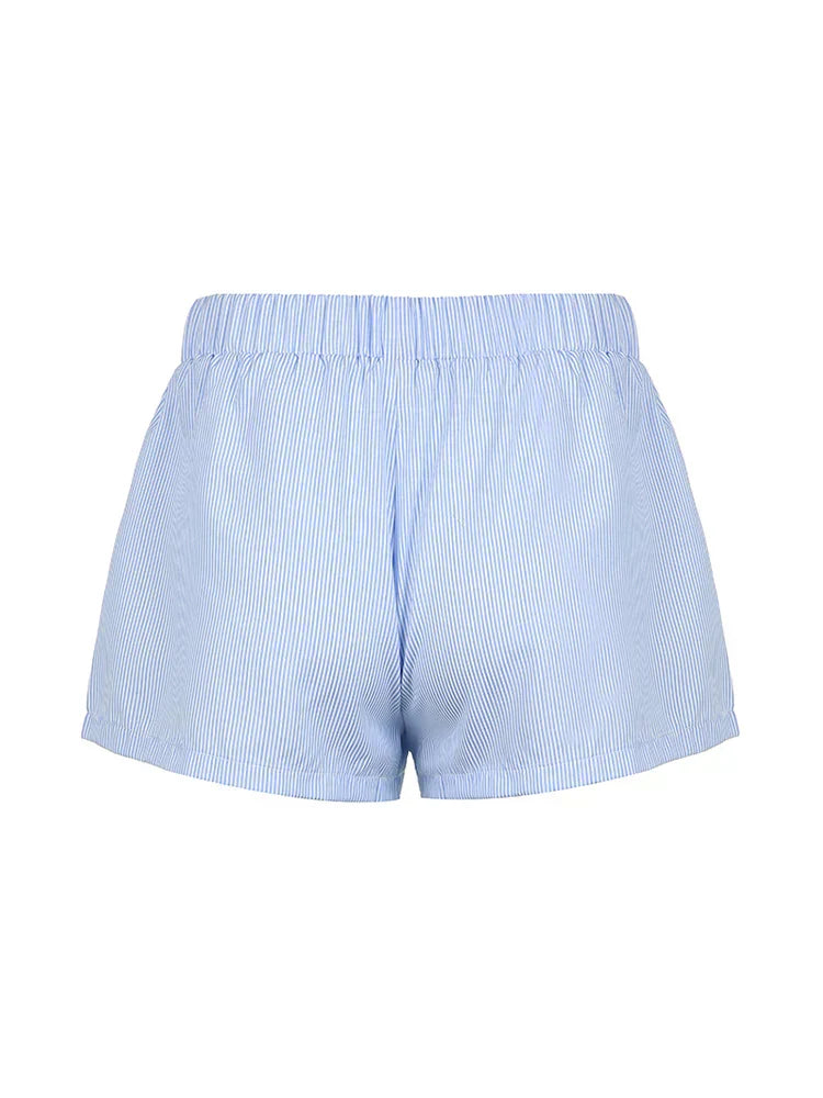 Levoire | Shorts Rayés Avec Des Boutons Pour Femmes Nora