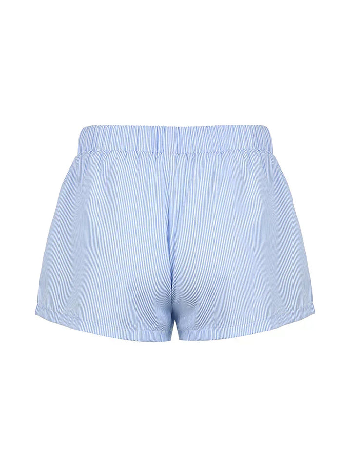 Levoire | Shorts Rayés Avec Des Boutons Pour Femmes Nora