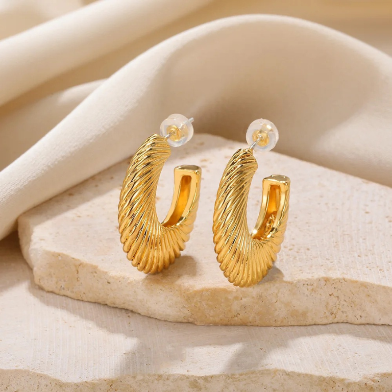 Levoire | Grandes Boucles D'Oreilles Torsadées