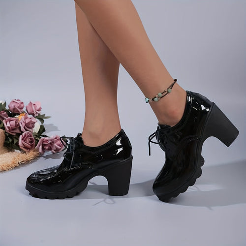 Levoire | Belles Chaussures Pour Femmes Avec Lacets Et Semelle Plateforme
