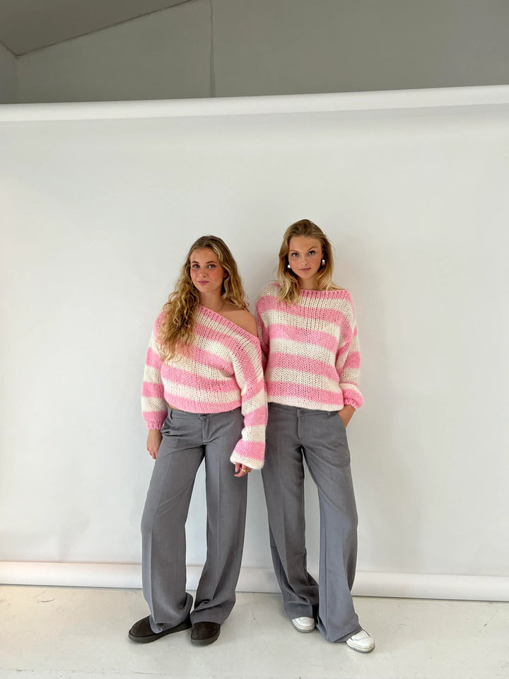 Levoire | Pull En Tricot Rayé