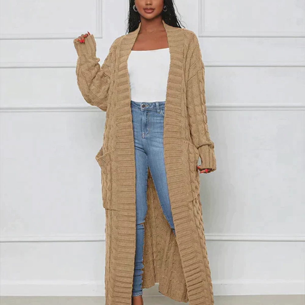 Levoire | Veste En Tricot Plus Longue Pour Femmes