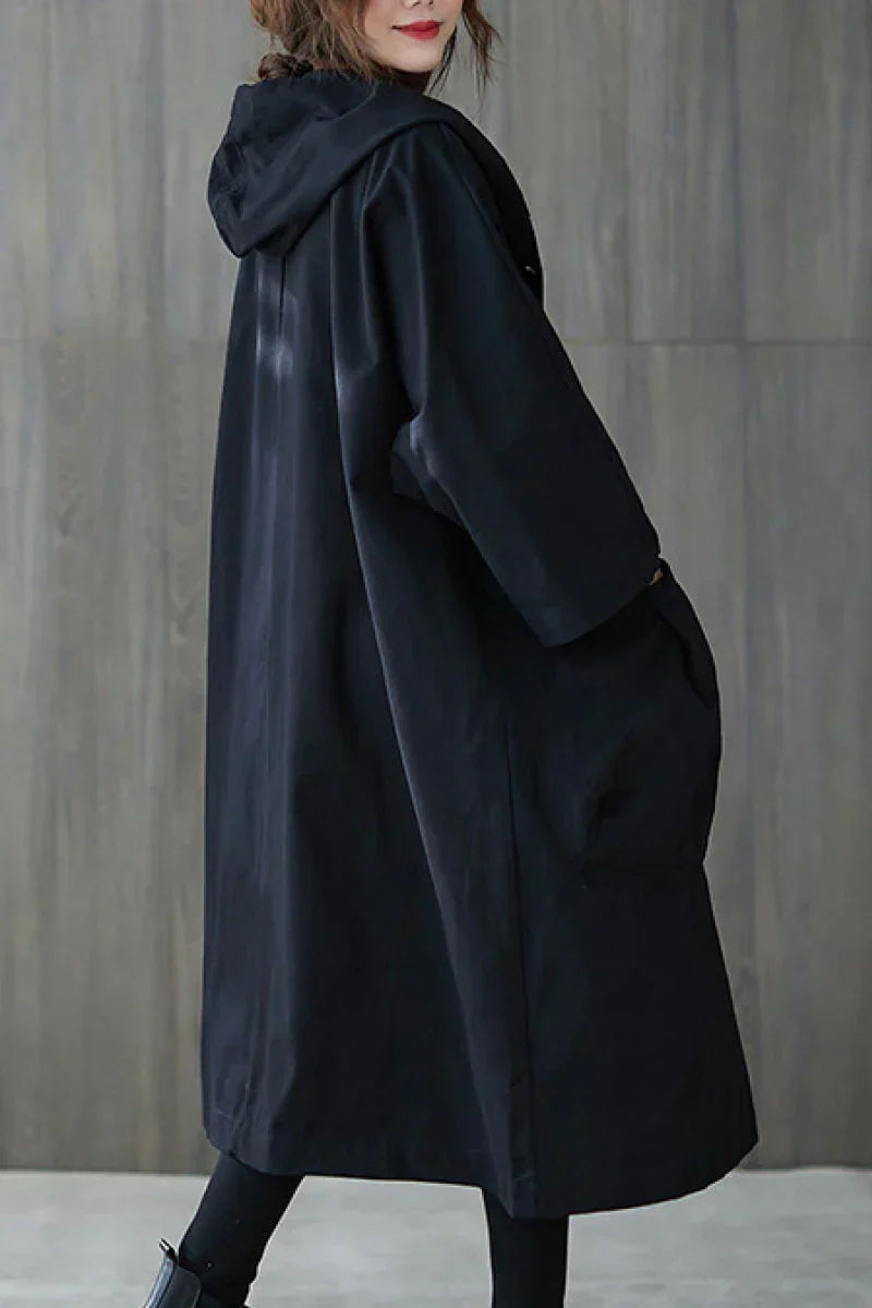 Levoire | Veste De Pluie Oversize Bordeaux