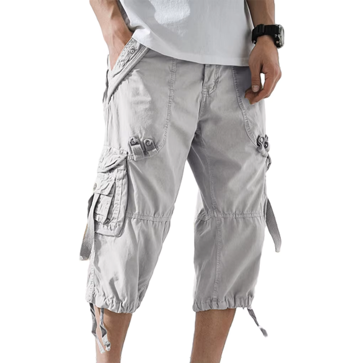 Levoire | Pantalon Cargo 3/4 Pour Hommes blanc