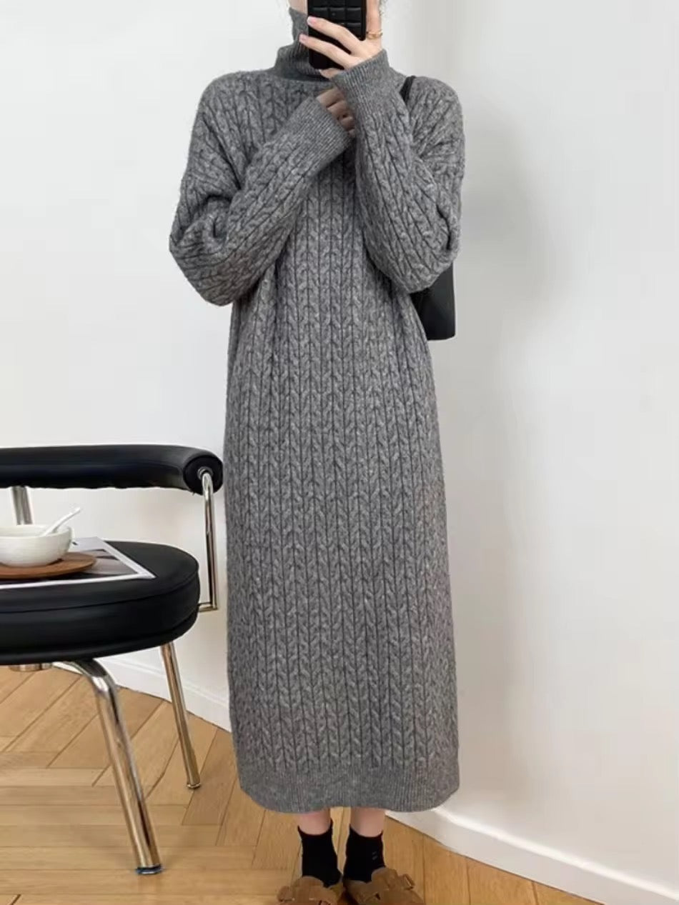 Levoire | Robe En Tricot À Motif De Torsade
