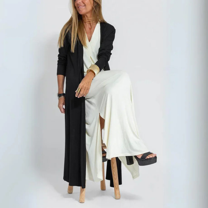Levoire | Robe maxi minimaliste pour des soirées d'été détendues