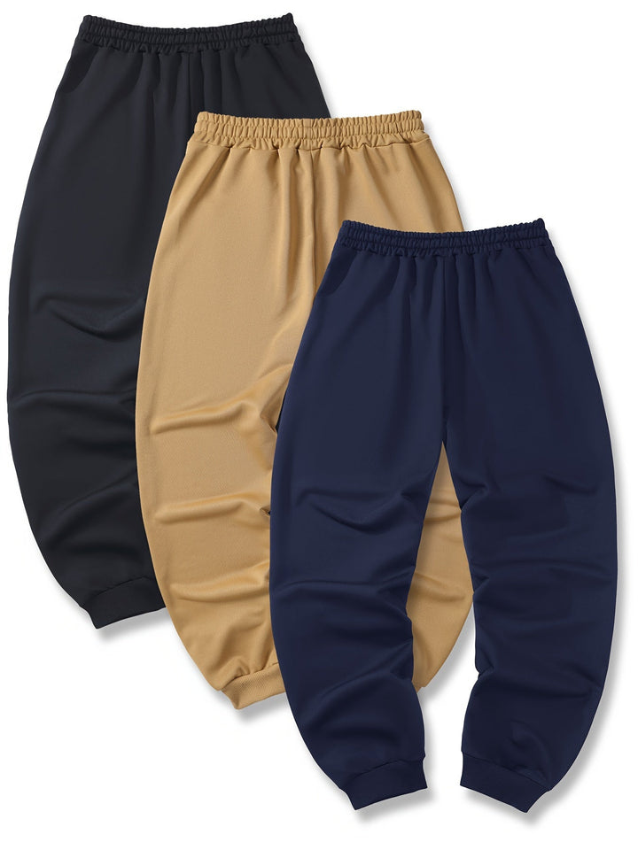 Levoire | Pantalons Regular Fit Sans Mélange Avec Élastique Et Poches