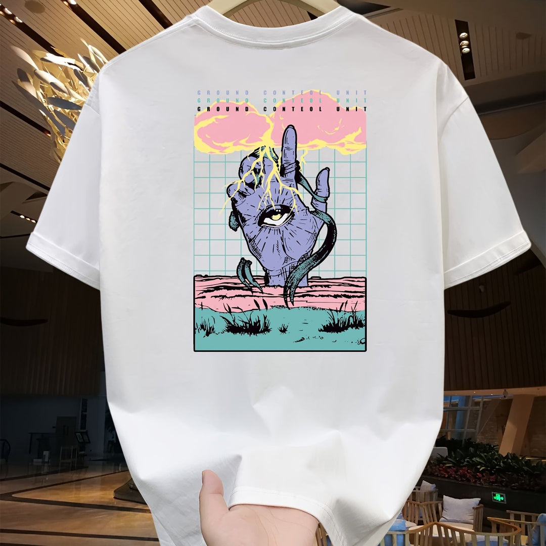 Levoire | T-Shirt Homme Dessin À La Main Graphiques