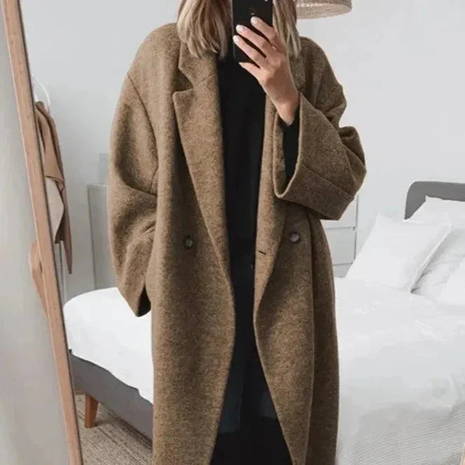 Levoire | Surdimensionné Manteau Khaki
