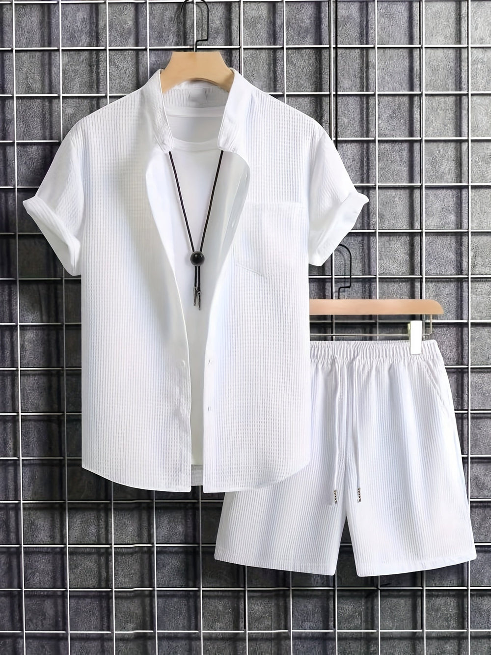 Levoire | Chemise De Golf Blanche & Shorts