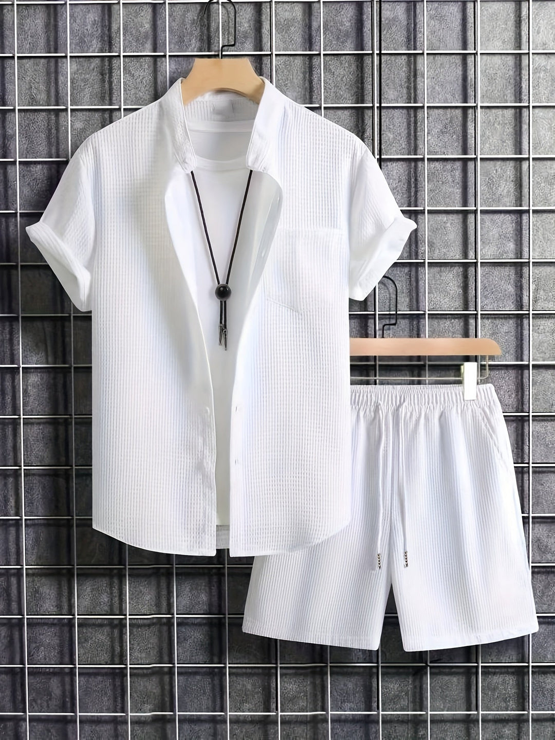 Levoire | Chemise De Golf Blanche & Shorts