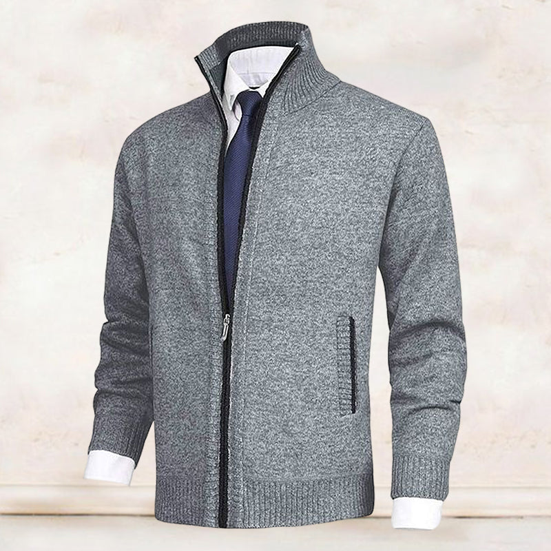 Levoire | Gilet avec col montant Gris