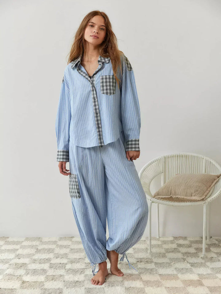 Levoire | Ensemble De Pyjama Bleu