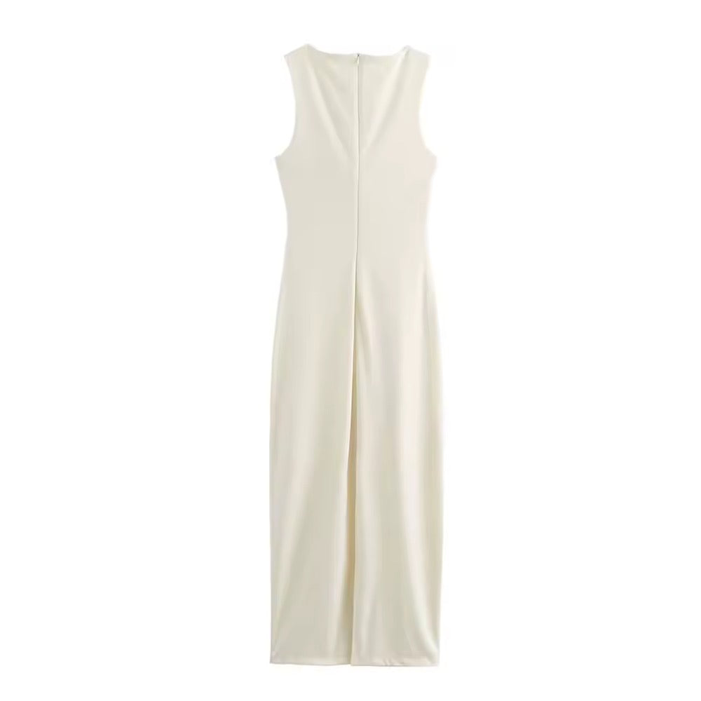 Levoire | Robe Midi Élégante À Découpe