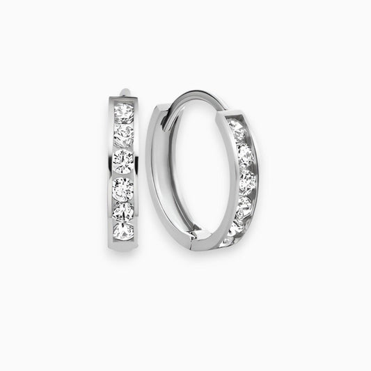 Levoire | Boucles D'Oreilles Intemporelles En Diamant Argent