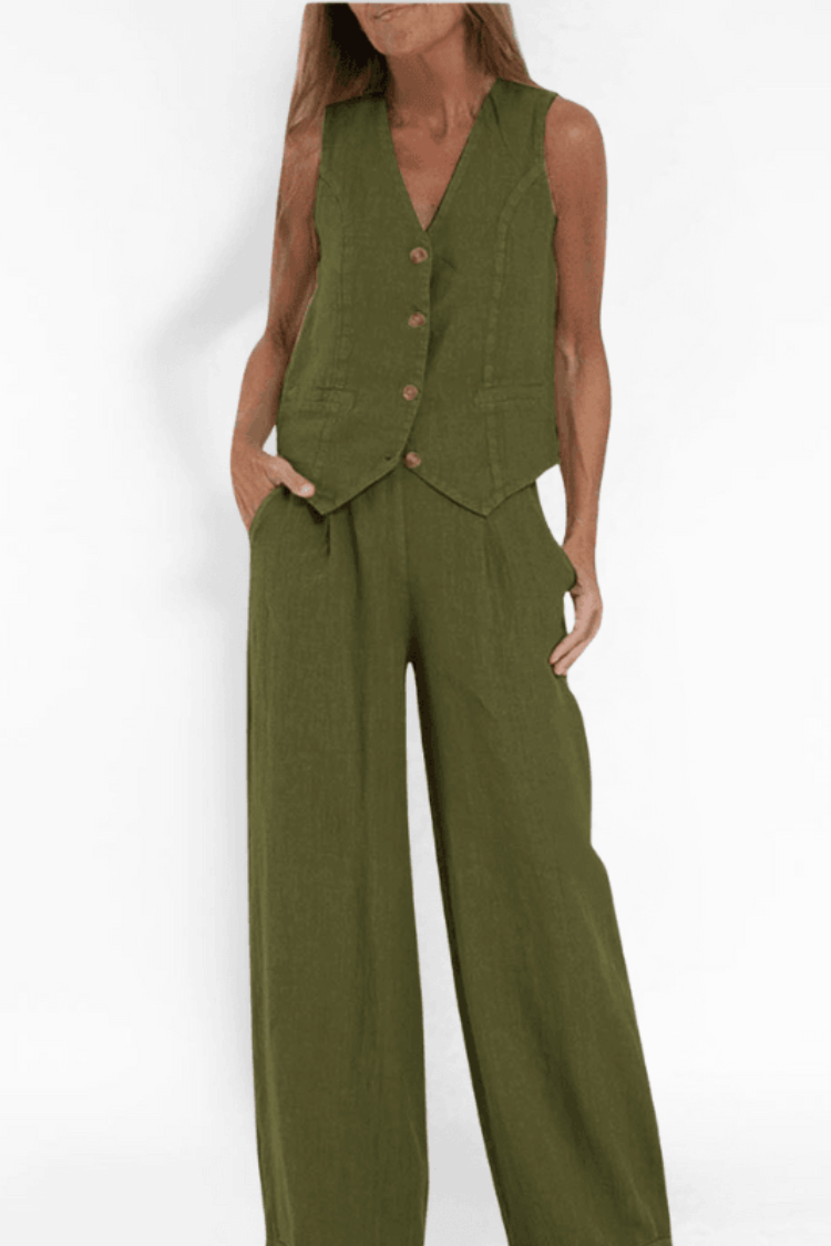 Levoire | Ensemble élégant et confortable Vert