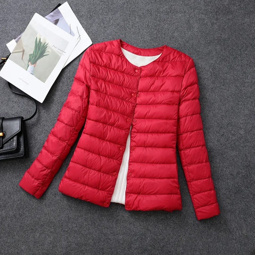 Levoire | Veste En Duvet Matelassée Légère Rot