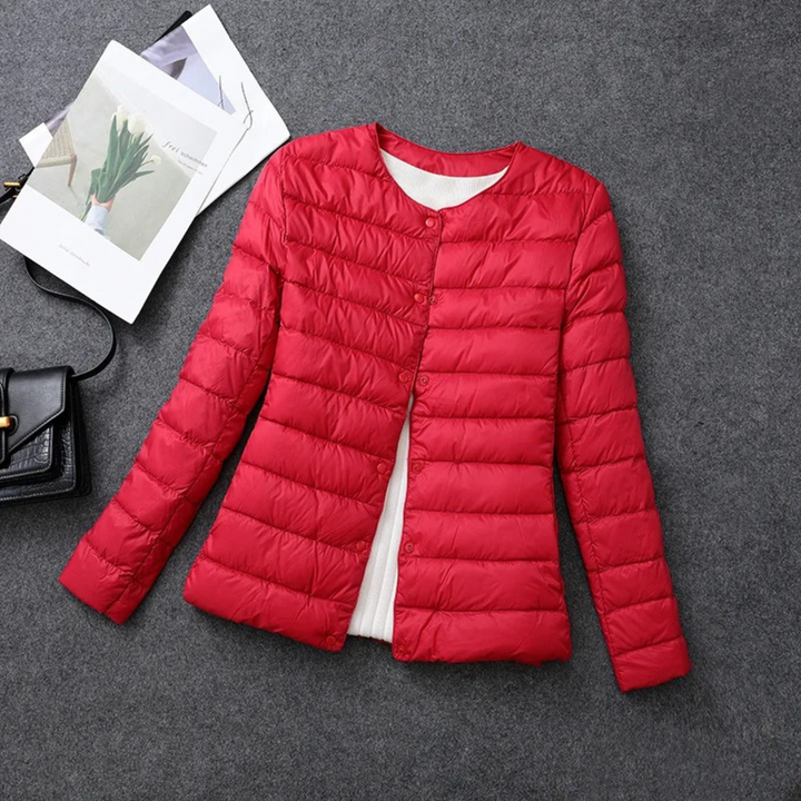 Levoire | Veste En Duvet Matelassée Légère Rot