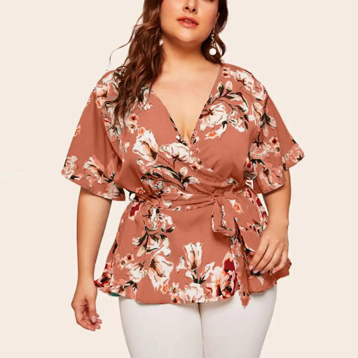 Levoire | Haut Grande Taille - Coloré Et Polyvalent Orange