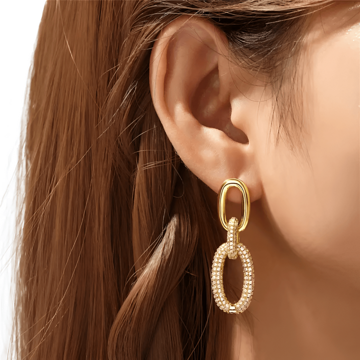 Levoire | Luxe Anneau D'Oreille Brillant Or