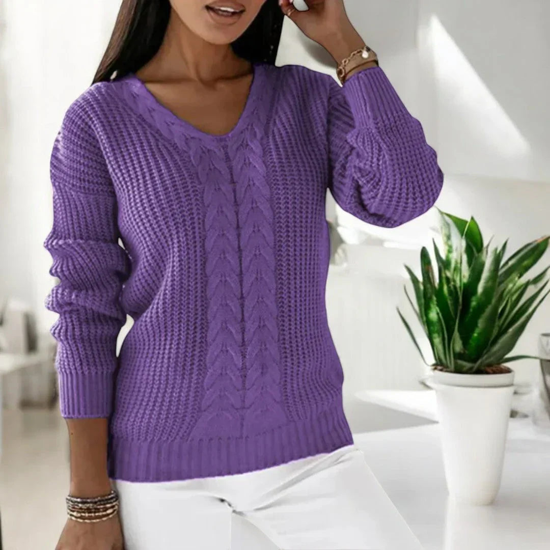 Levoire | Pull Tricot Femme Lilas