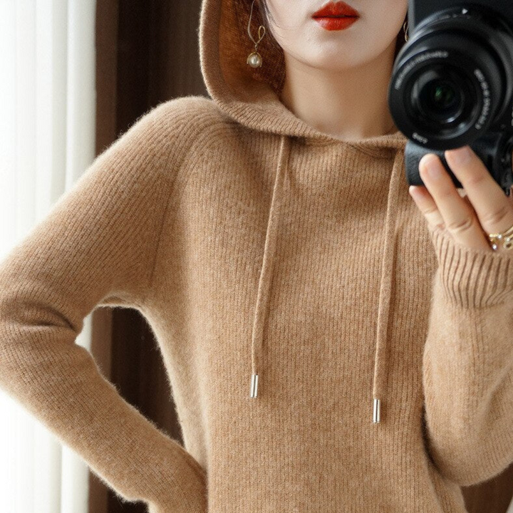 Levoire | Sweat à capuche pour femmes Braun