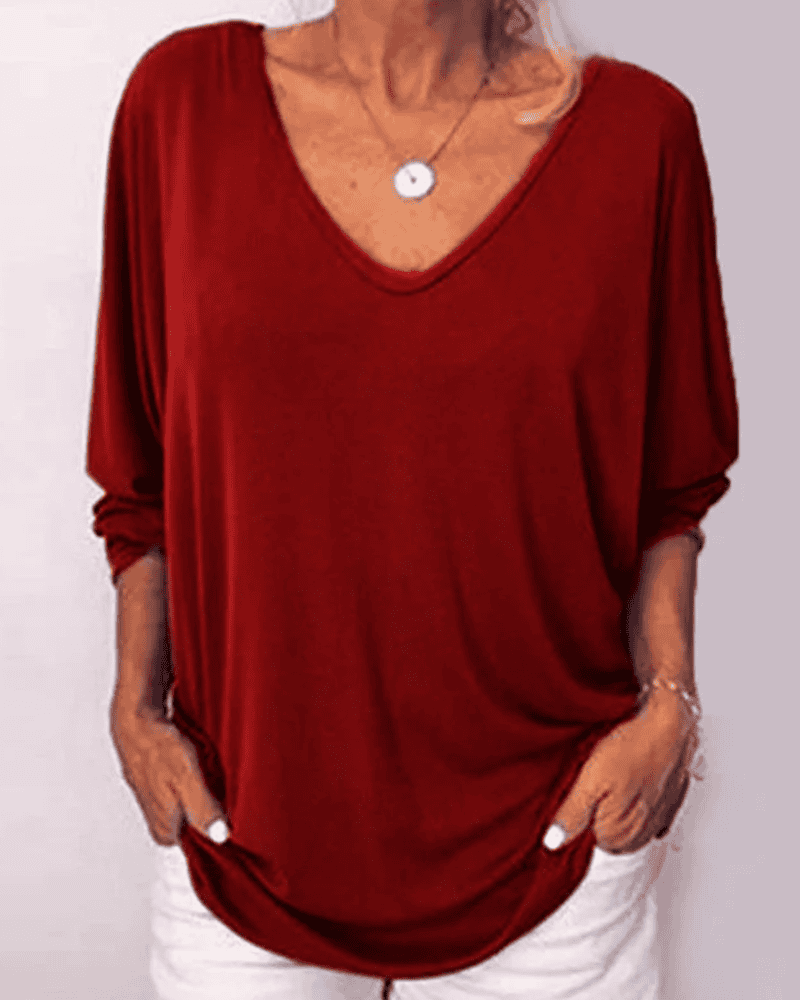 Levoire | Blouse Avec Fermeture À L'Arrière Rot