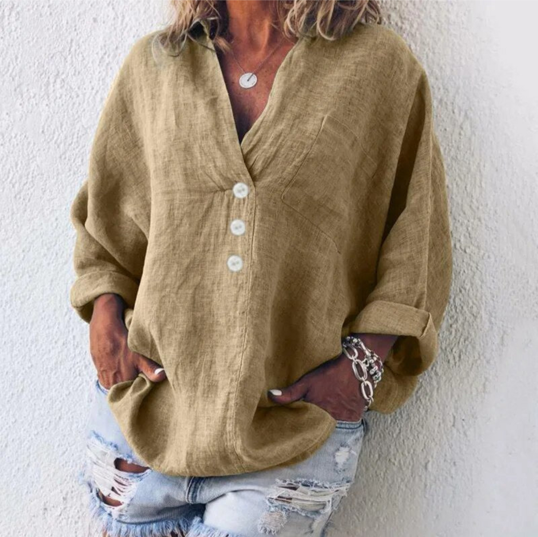 Levoire | Chic Blouse Robe FR Femmes FR Occasions Formelles Khaki