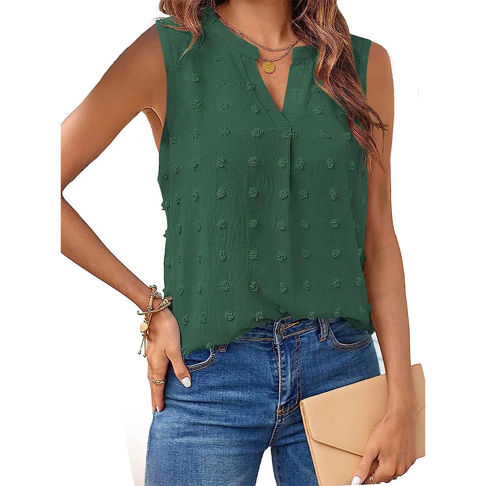 Levoire | Selina Top - Sans Manches Et À La Mode Vert
