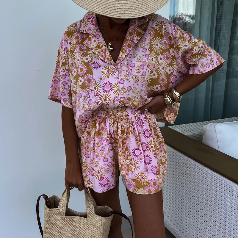Levoire | Chemise Et Short Ensemble Pour Femmes Alina