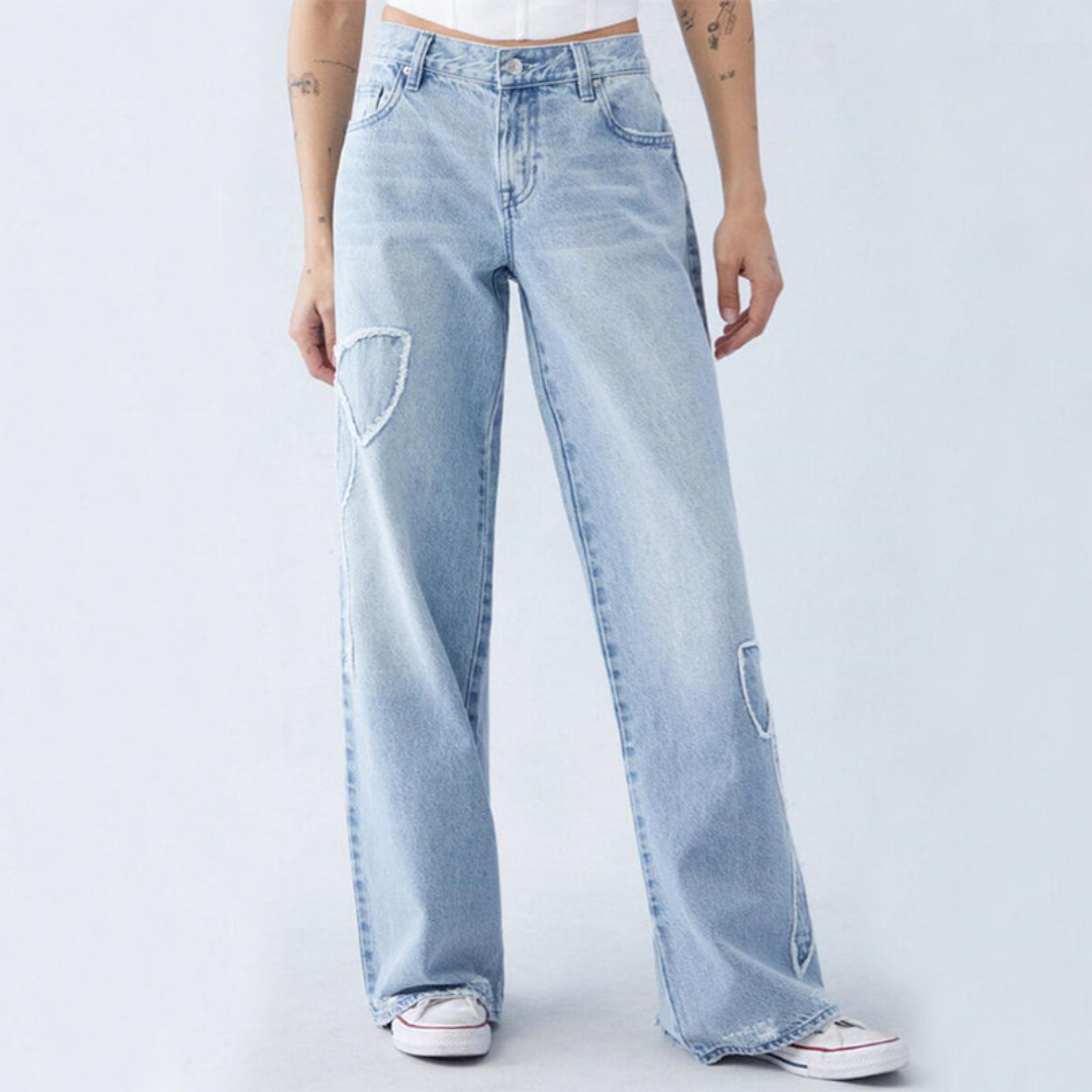 Levoire | Jeans Longs Pour Femmes Bleu clair